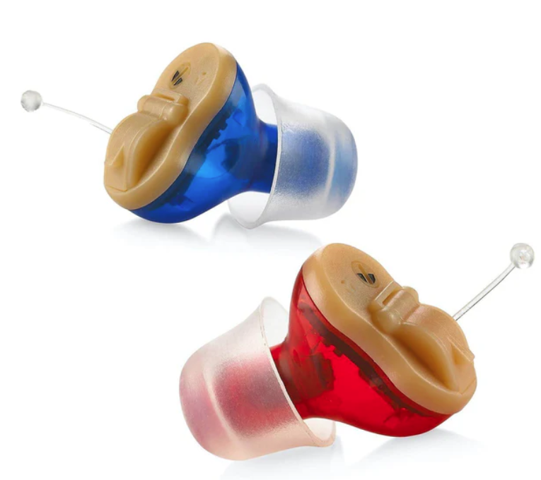 Product model Premium Digital Hearing Aids for Seniors - Invisible In Canal (CIC) Mini Sound Enhancer Set