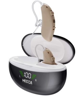 Product model Rechargeable Hearing Aids for Seniors - BTE Digital Charger