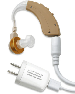 Product model Behind the Ear Sound Aids - Rechargeable BTE Hearing Ear Amplificaiton Device